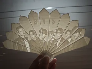 防弹少年团 BTS 扇子 Kpop 演唱会