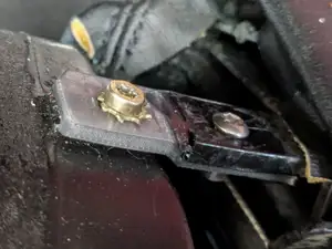 Mercedes r129 seat belt cover repair latch