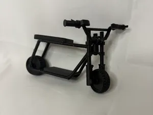 Mini Antic E-Bike Model - Working Suspension