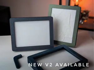 V1 - Lithophane Frame for Bambu CMYK Board