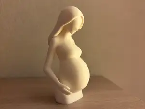 Pregnant woman sculpture