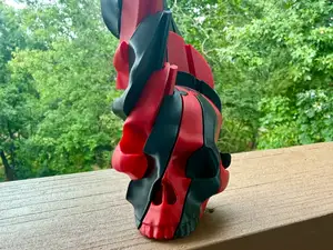 2-Tone Skull Twist Fidget
