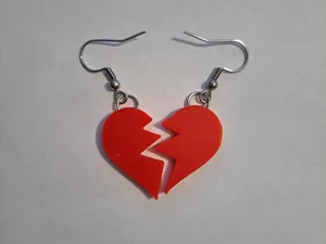 Broken Heart Earrings