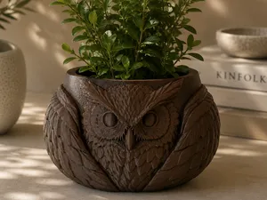 Vaso Gufo realistico