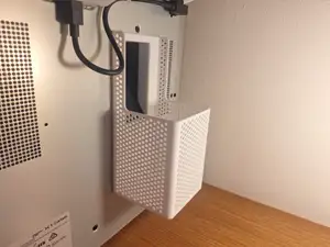 Poop bucket for X1/P1. Magnetless/screwless mount.