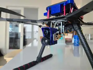 FPV thermal dual camera mount for servo