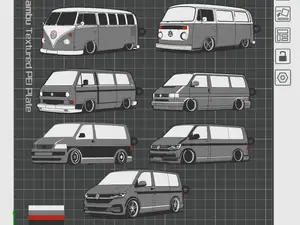 Bus generation 1-7 Keychain