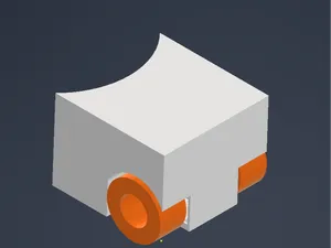 Robot soccer pro 10x10cm