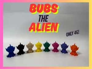 Bubs The Alien - Print in Place