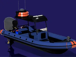 1/10 rescue boat RC
