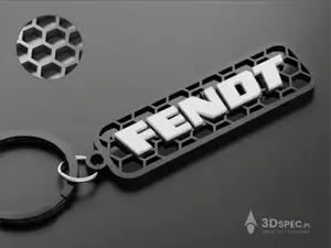 Fendt logo keychain