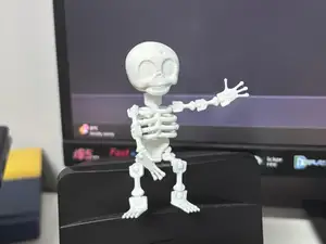 Smiling Mini Skeleton With pookie