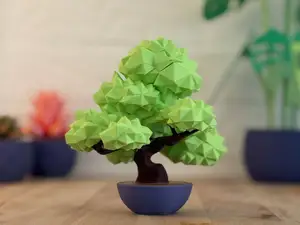 Low-Poly Bonsai Tree
