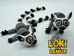 Loki the Lemur – Flexible Fidget Toy