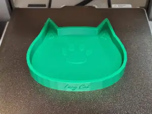 Cat Head-Shaped Cat Bowl