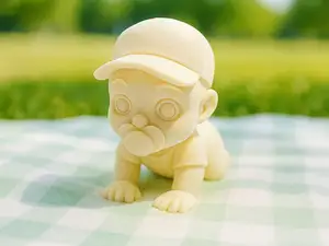 Krabbelbaby mit Cap – kleiner Entdecker