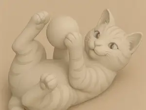 spielende Katze