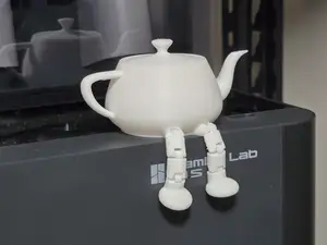 Teapot with legs