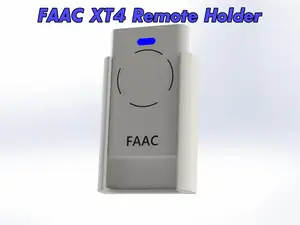FAAC XT4 Remote Holder – Wall Mount