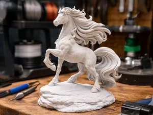 Majestic Fantasy Horse – Elegant Statue