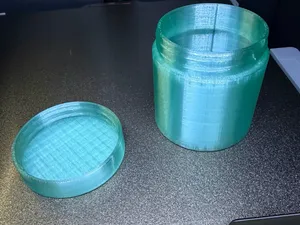 Scalable Screw-Top Storage Jar with Lid 