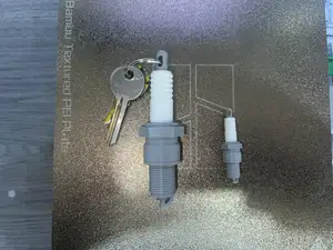 Spark Plug Miniature Keyring