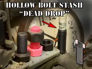 *v4* Hollow Bolt Stash w\ threads! No supports!