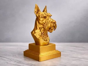 Schnauzer Dog - Statue