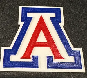 University of Arizona Logo for Bambu Lab AMS or Multicolor