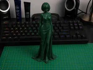 Elegant Girl In Dress Figurine | Anime Statue
