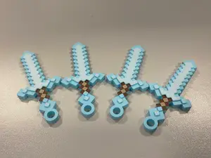 Minecraft Sword Keychain