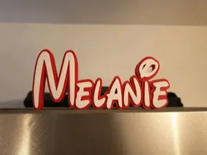 Melanie Disney Name Sign Ornament Room child Birth