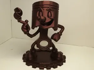 Smokin Piston Figurine