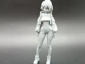 Cyberpunk Rebel Girl - Futuristic Cute Anime