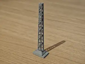 model railway overhead line (catenary) mast