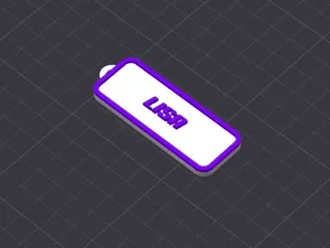 Keychain name LISA