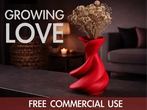 Growing-LØVE - Decorative Vase for Romantic Dinner