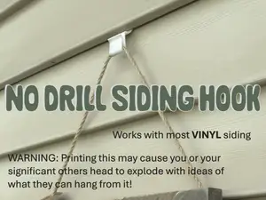 Vinyl Siding Deco Hook