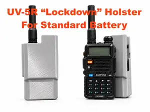 "Lockdown" Holster for UV-5R with Standard Battery