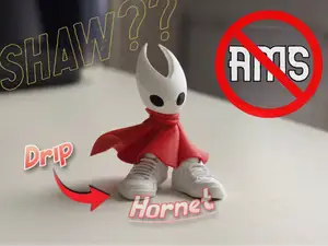 Driped Out Hornet Silksong With Shoes (No AMS)