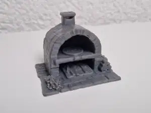 Miniature Outdoor Cooking Pit Model Diorama