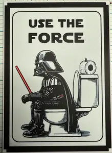 wall art use the force (star wars) Darth Vader