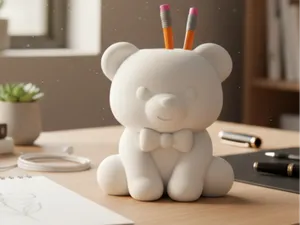 Pencil Case Teddy Bear