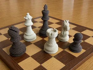 Knitted Chess Set