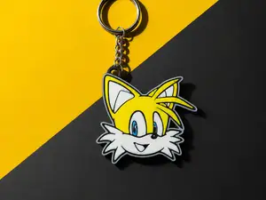 Tails inspired keychain