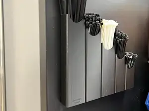 Ziptie holder/organizer with magnets / screw
