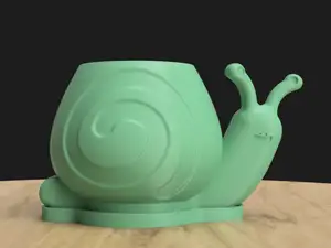 Cute Snail Plant Pot