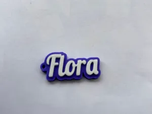 Flora name keychain