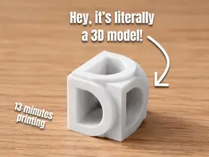 “3D Model” – Triple Letter D Print