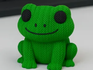 Knitted Frog